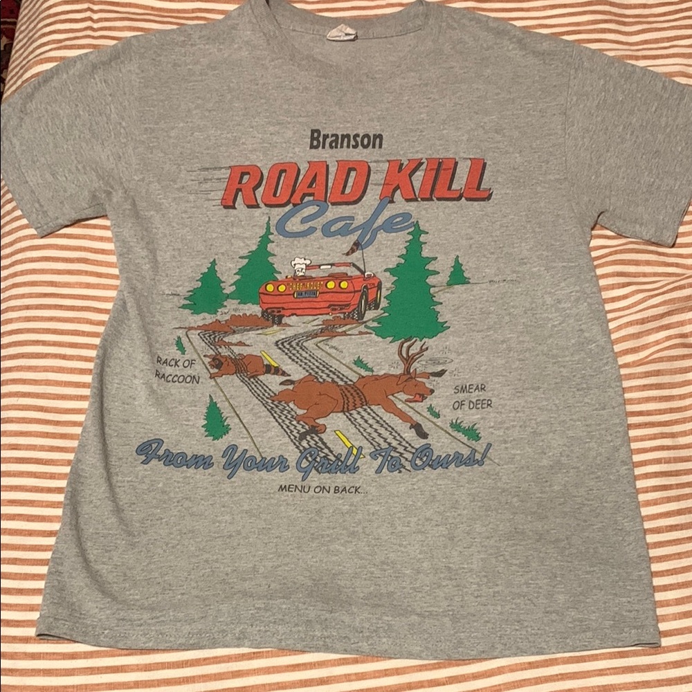 Vintage Branson Road Kill Cafe T shirt Small